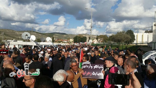 وادي عارة :الرئيس عادل بدير في المسيرة القطرية يصرح  سنصارع ونناضل من اجل حقوقنا الشرعية وبالطرق السلمية 